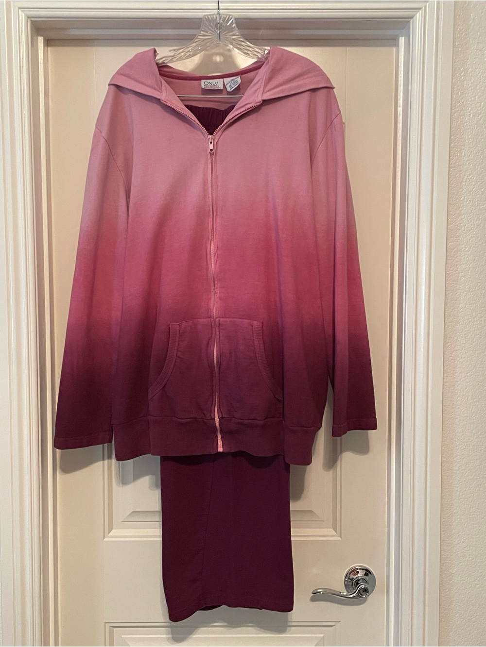 Only Necessities Pink to Purple 2 Piece Cotton Set